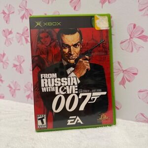 From Russia With Love 007 James Bond (Microsoft Xbox, 2005) Complete with Manual
